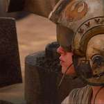 image for In The Force Awakens Rey's X-wing pilot helmet is salvage from the wreckage that litters Jakku. The writing on the side translates to Ræh, a former Rebel pilot. This most likely means that Rey isn’t her birth name and she just took it from the helmet.