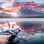 image for Sunrise at Rundle Mountain, Banff. Canada [OC][3000x2084]