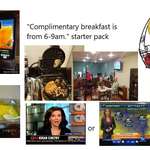 image for Complimentary breakfast is from 6-9am starter pack