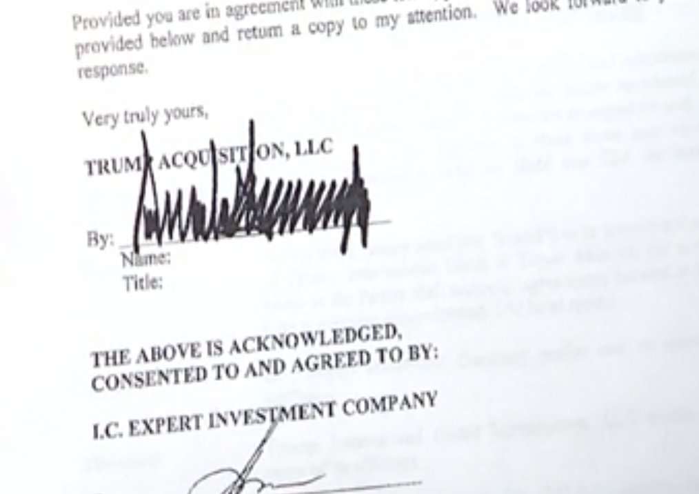 image for Donald Trump signed letter of intent over Moscow Trump Tower project, leaked document reveals