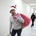 image for Barack Obama dons a Santa hat and hands out gifts in surprise visit to D.C. children’s hospital