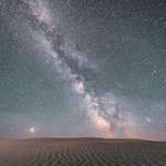 image for My first glimpse of the Milky Way, Grand Sandhills, Saskatchewan Canada [4016x6016] [OC]