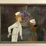 image for My grandmother has an original cel used in a Scooby-Doo cartoon.
