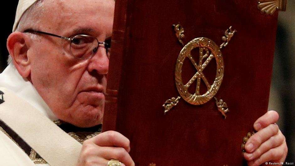 image for Pope slams 'insatiable greed' at Christmas Eve Mass