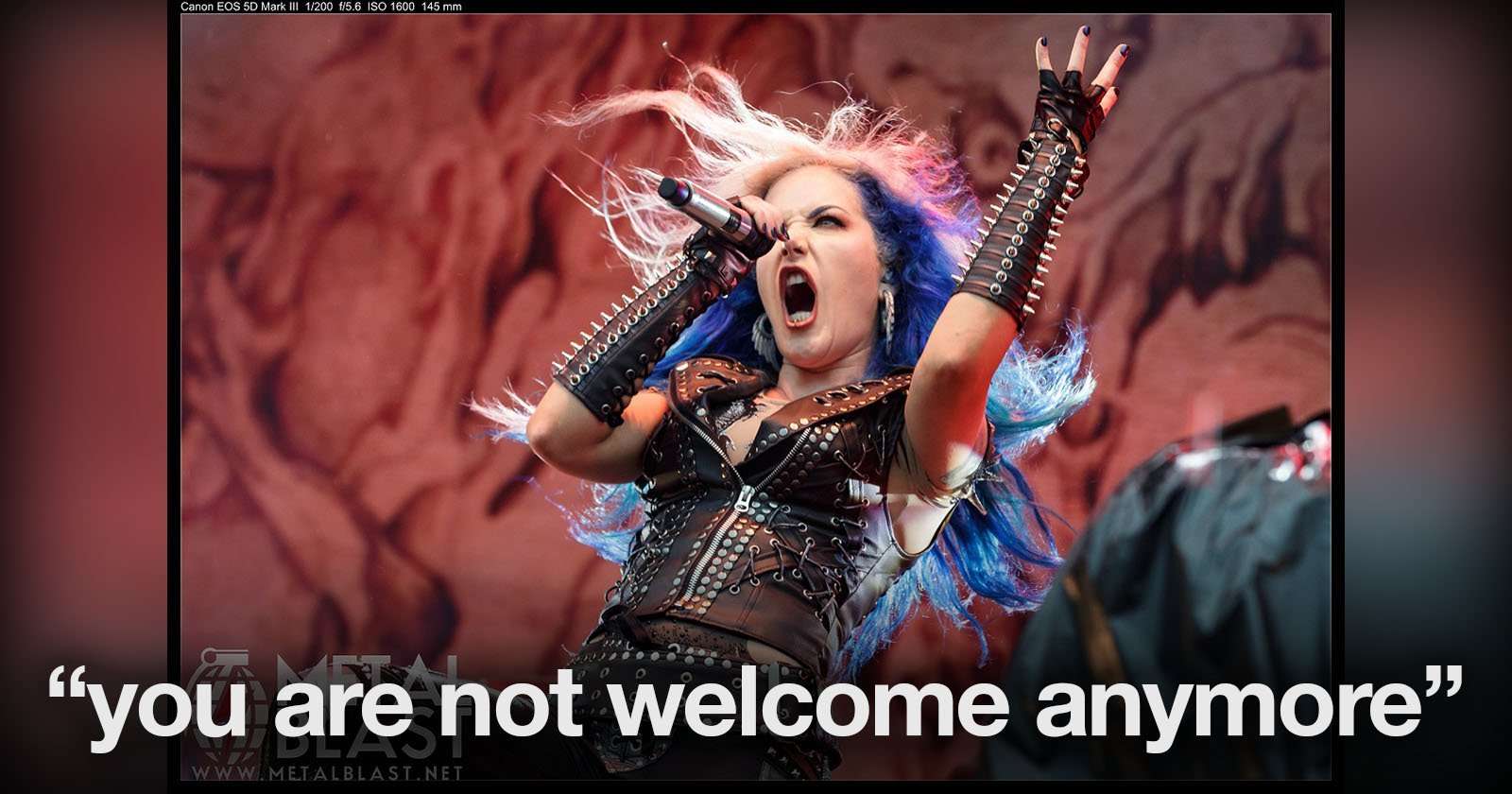 image for How I Got Banned from Photographing the Band Arch Enemy