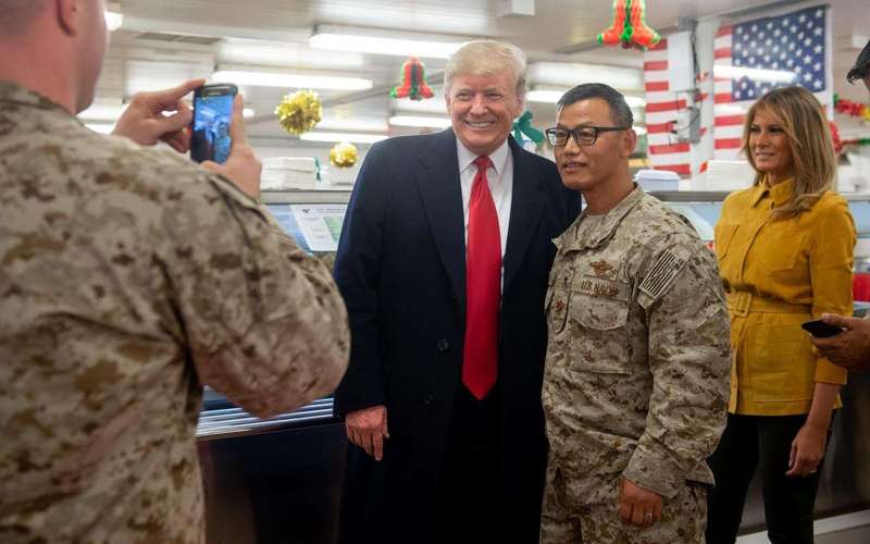 image for Donald Trump Twitter Account Video Reveals Covert U.S. Navy SEAL Deployment During Iraq Visit