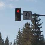image for First time seeing a u turn light.