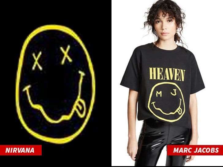 image for Nirvana Sues Marc Jacobs for Stealing Smiley Face Design