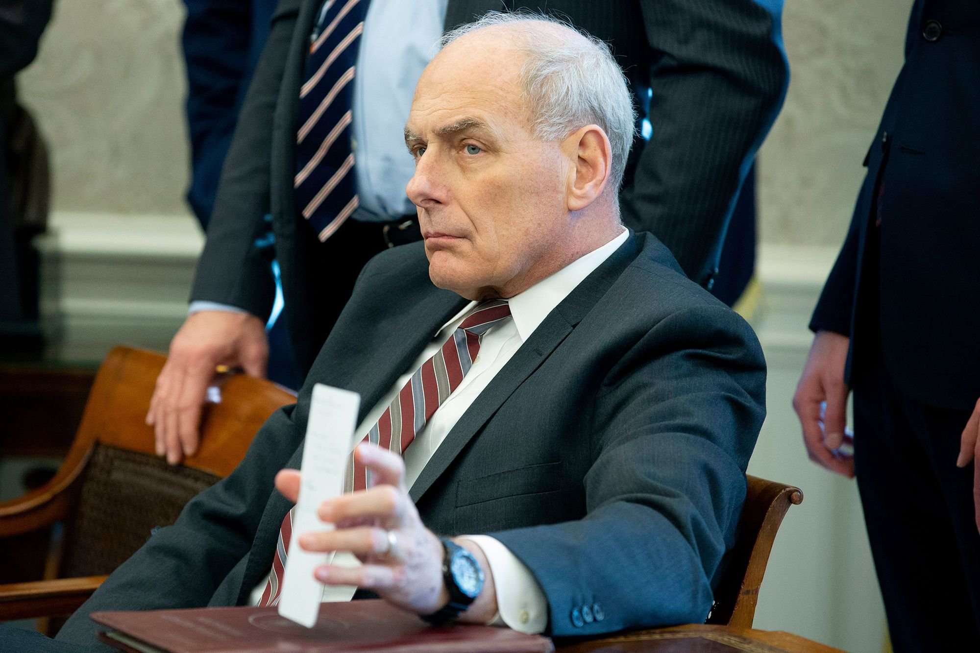 image for John Kelly Confirms He Was Lying All Along: The White House Is in Chaos