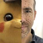 image for Ryan Reynolds shares behind the scenes image of him doing motion capture for 'Detective Pìkachu'