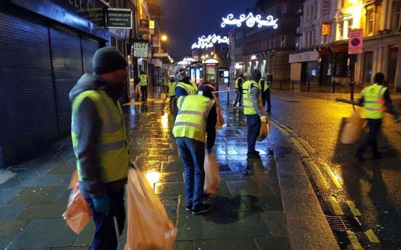 image for Young Muslims take to streets to clean up after New Year’s Eve celebrations