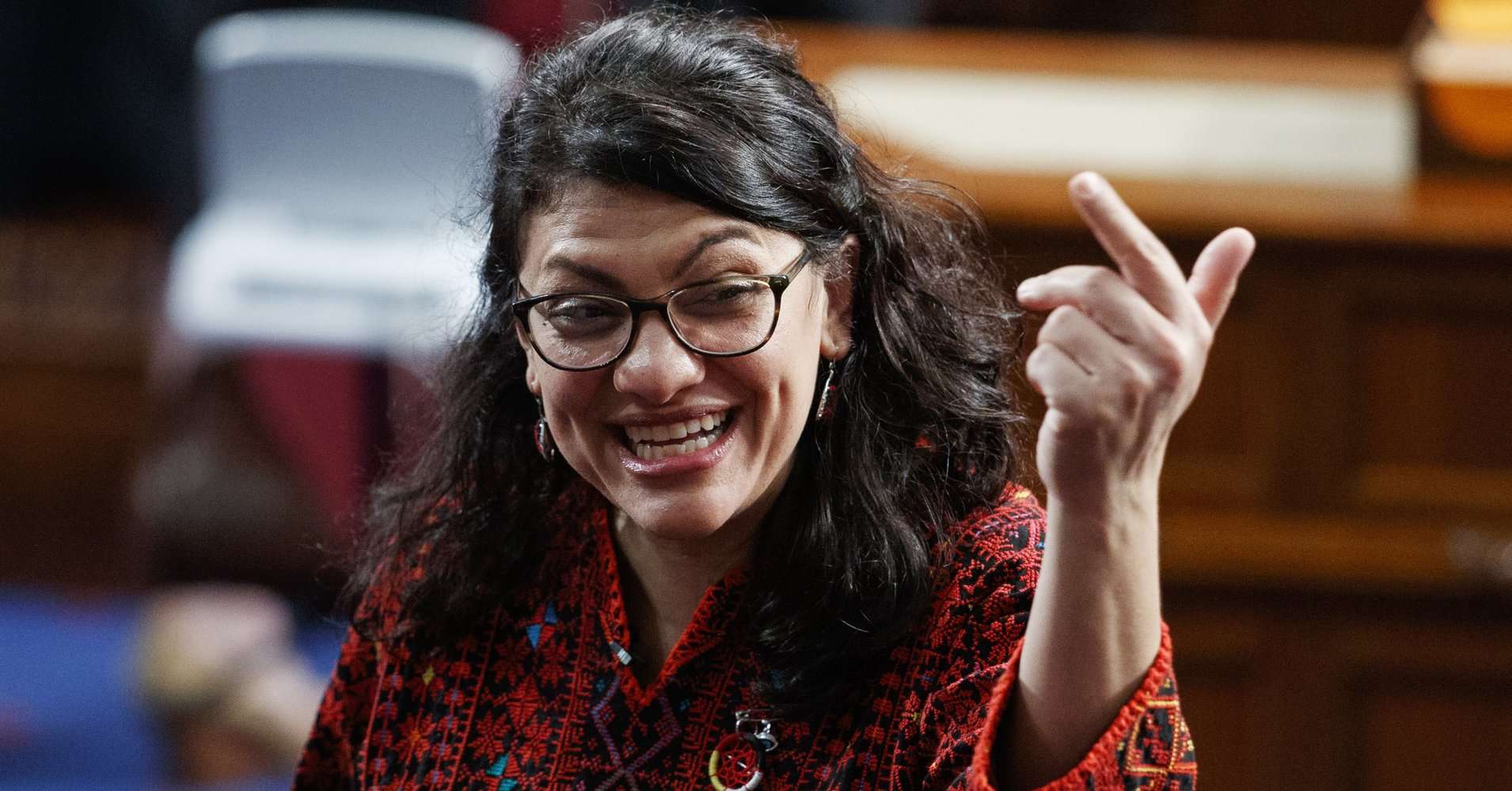 image for Lots Of Us Think Trump Is A Motherf**ker Who Should Be Impeached. Rashida Tlaib Just Said It Out Loud.