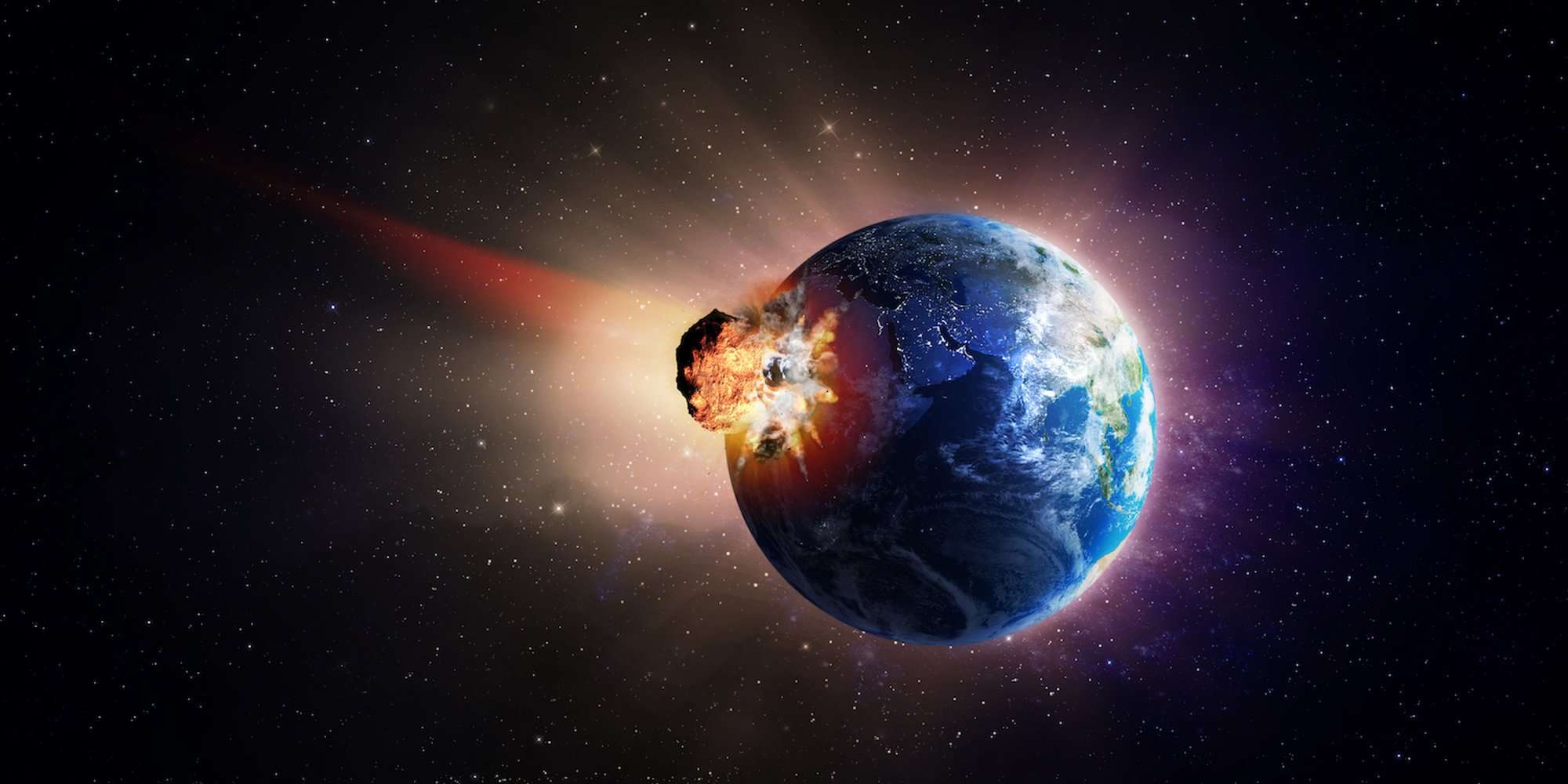 image for Dinosaur-Killing Asteroid Triggered Mile-High Tsunami That Spread Through Earth's Oceans