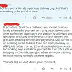 image for On a comment thread about UPS and USPS workers