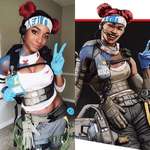 image for Lifeline from Apex Legends cosplay by Kay Bear