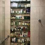 image for My grandpa travels a lot and keeps all the little hotel shampoos