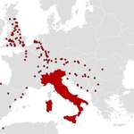image for Location of every city founded by the Roman Empire outside Italy