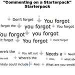 image for "Commenting on a Starterpack" Starterpack