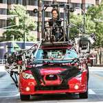 image for Baby Driver behind the scenes: while actors are busy performing, the real driver is on top of the car