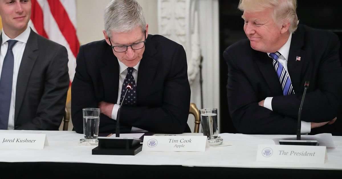 image for The president just called the CEO of Apple ‘Tim Apple’