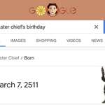 image for Only 492 years until our savior is born. Happy birthday Master Chief!