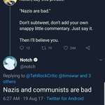 image for No real gamer can utter the words "Nazis are bad"