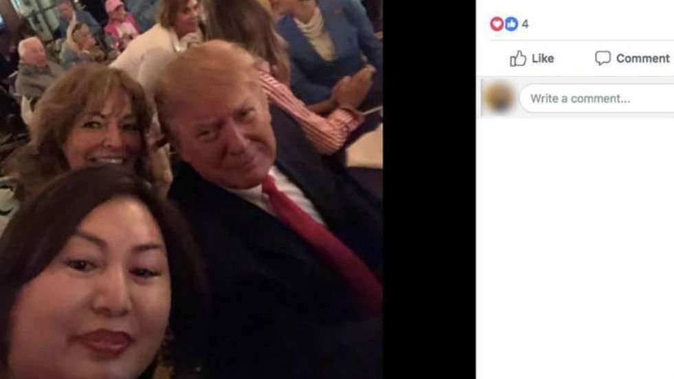 image for Super Bowl selfie emerges of Trump with founder of spa tied to New England Patriots owner's charges