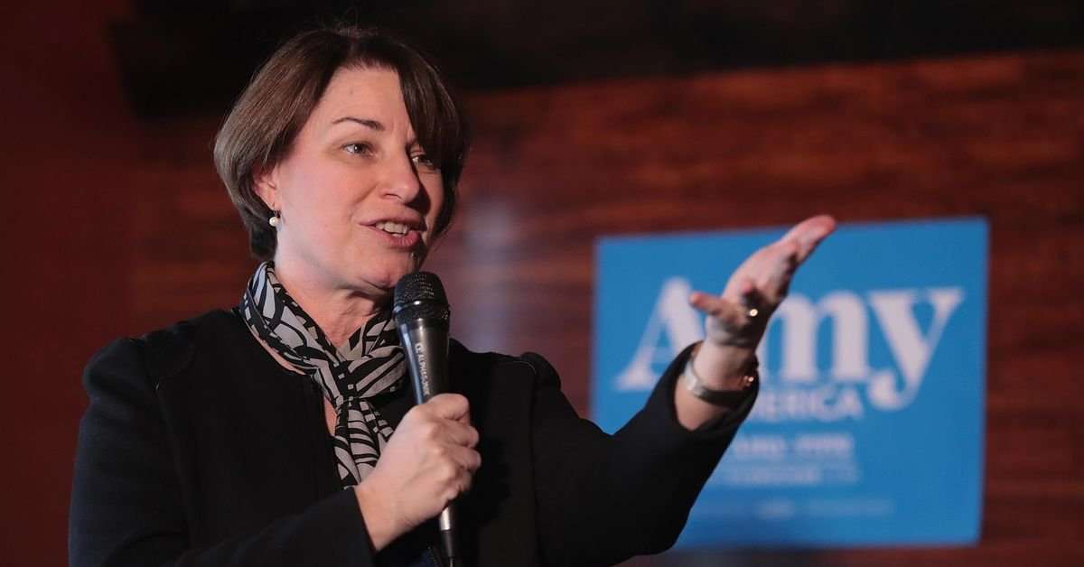 image for Amy Klobuchar suggests taxing companies making money off user data
