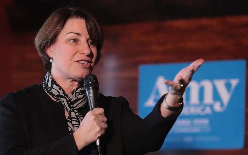 image for Amy Klobuchar suggests taxing companies making money off user data