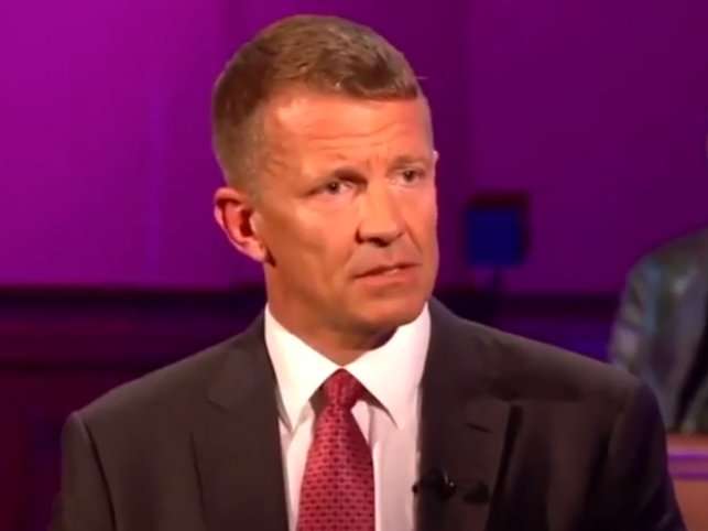 image for Erik Prince: Blackwater founder admits Trump Tower meeting with Donald Jr in disastrous interview