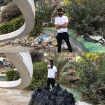 image for Here’s me doing my part for cleaning up the earth in my city Karachi, Pakistan.