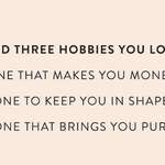 image for [Image] Find three hobbies