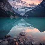 image for Tranquility of nature at Lake Louise, Alberta. BY Scott Kranz, [932x1133]