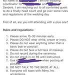 image for The tackiest wedding rules