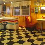 image for My parents 50's style diner they made in their basement-