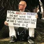 image for All those racists calling themselves patriots.