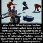 image for United breaks guitars