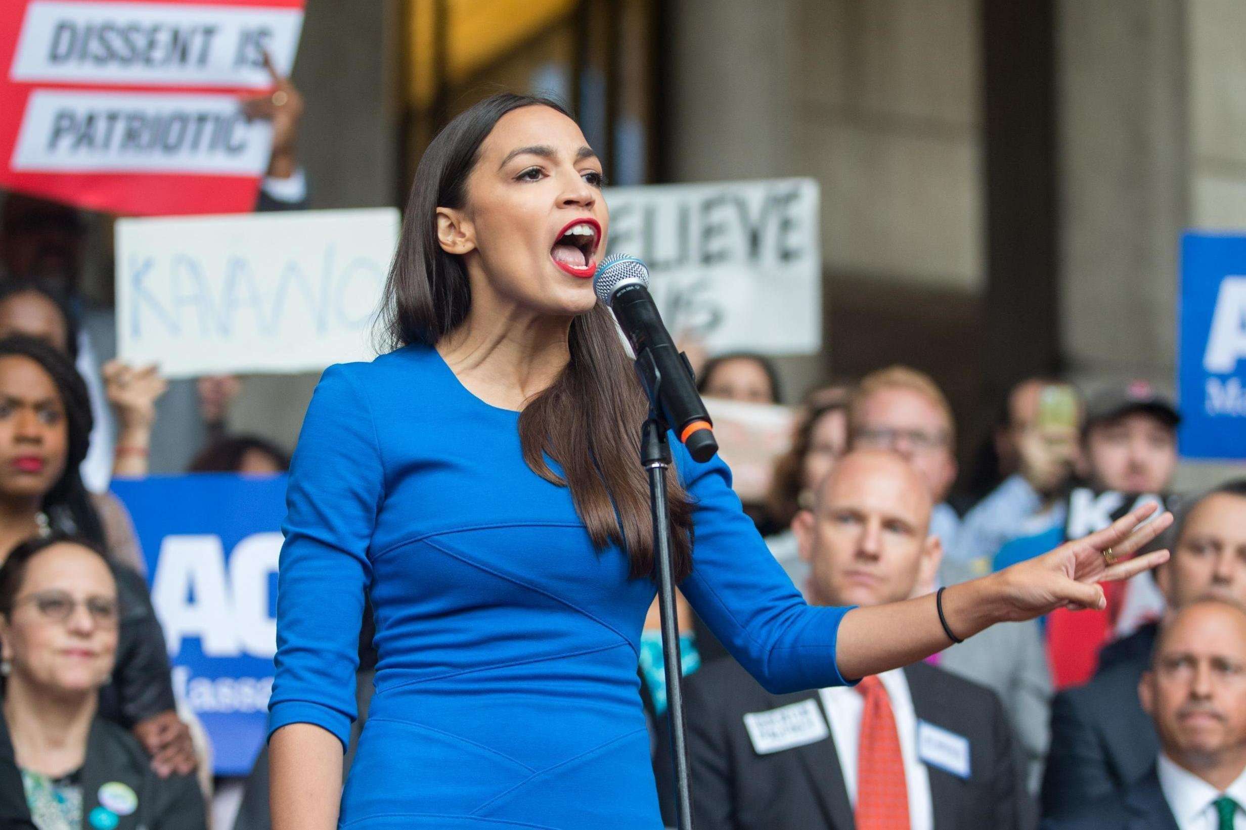 image for Alexandria Ocasio-Cortez receives so many death threats her staff performs visitor risk assessments