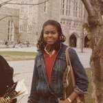 image for Michelle Obama at Princeton, 1983