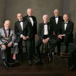 image for 8 of the surviving Apollo astronauts photographed at the Explorers Club Annual Dinner for the 50th anniversary of the moon landings. Photo by me.