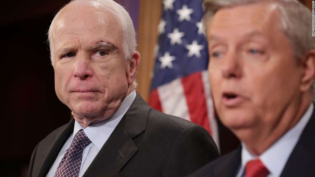 image for Graham encouraged McCain to turn Trump-Russia dossier over to FBI