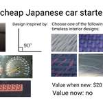 image for 1990s cheap Japanese car starterpack
