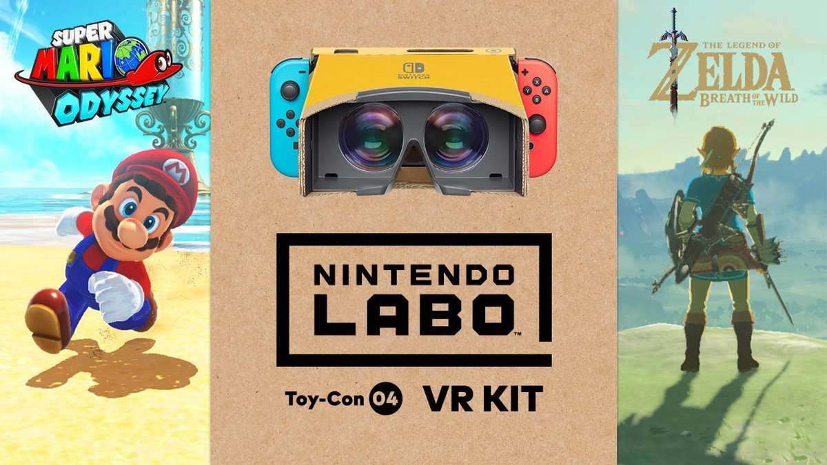 image for Nintendo of America auf Twitter: "Experience 2 beloved games in new ways with the Toy-Con VR Goggles from the #NintendoLabo: VR Kit! https://t.co/be8xudP2PK… https://t.co/A8sW5itfXo"