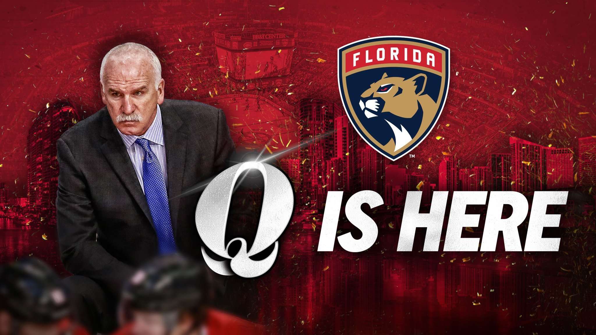 image for Florida Panthers auf Twitter: "Quenneville has arrived. Welcome to South Florida, Coach Q » https: