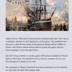 image for Email from Steam about Anno 1800 and Epic -_-