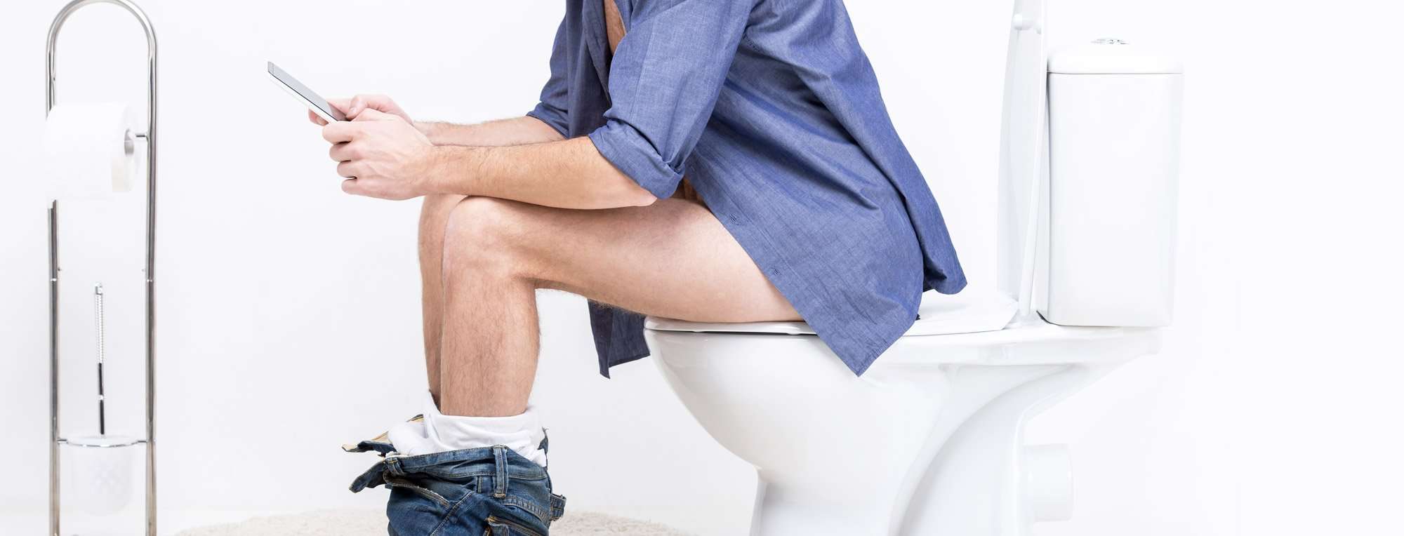 image for Inactive Brits spend twice as long on toilet per week as they do exercising