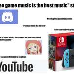 image for "Video game music is the best music" starter pack