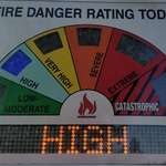 image for In Australia, high is the second lowest fire danger rating