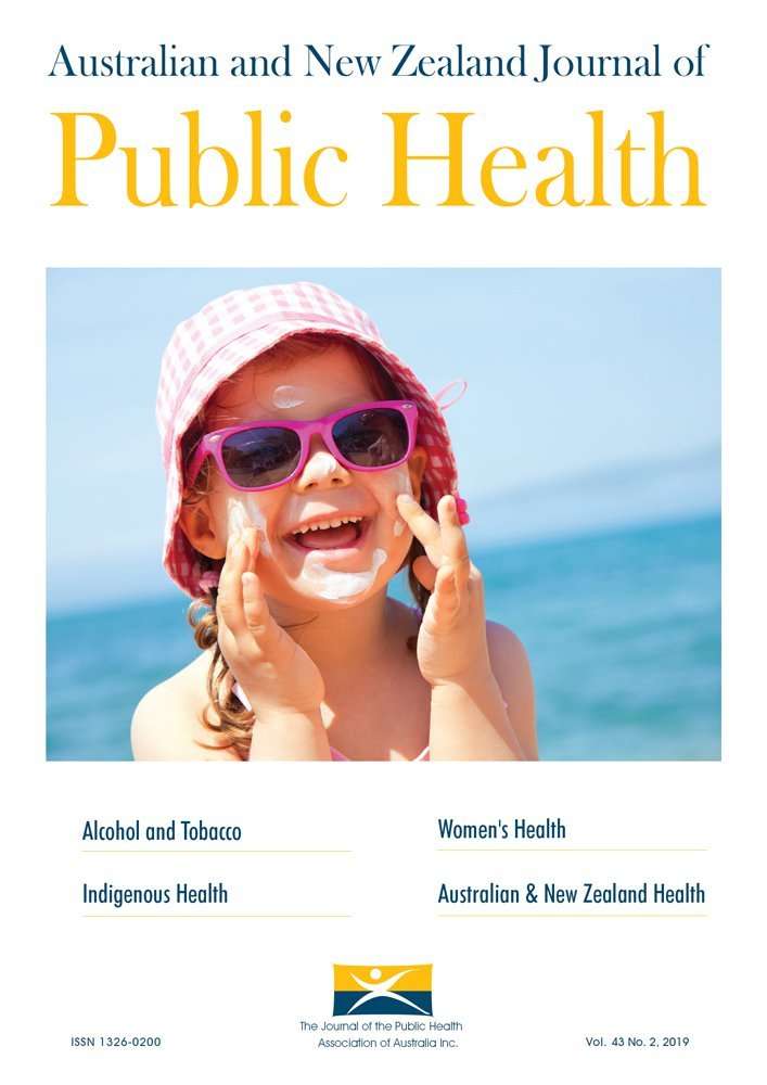 image for - Australian and New Zealand Journal of Public Health
