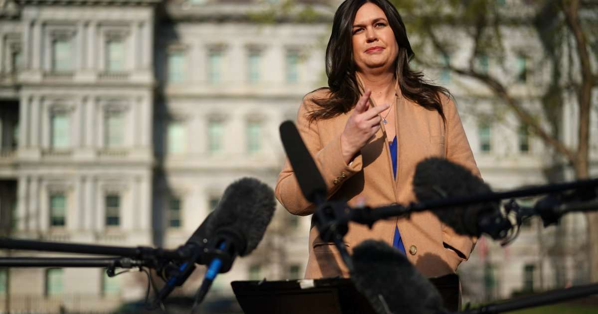 image for Sarah Sanders Admitted to the Special Counsel That She Lied About Comey – Mother Jones